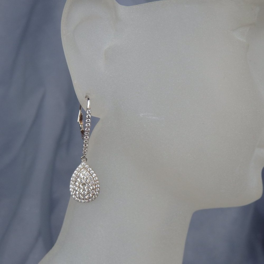 Crystal Dangle Teardrop earrings